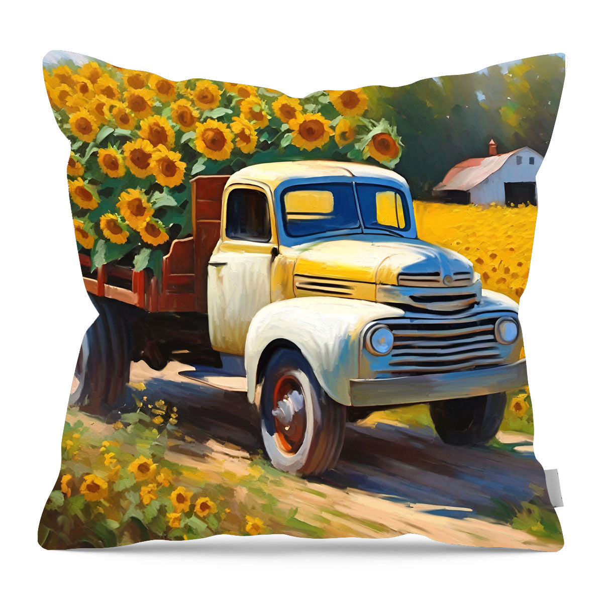 Sunflowers to market - Pillow