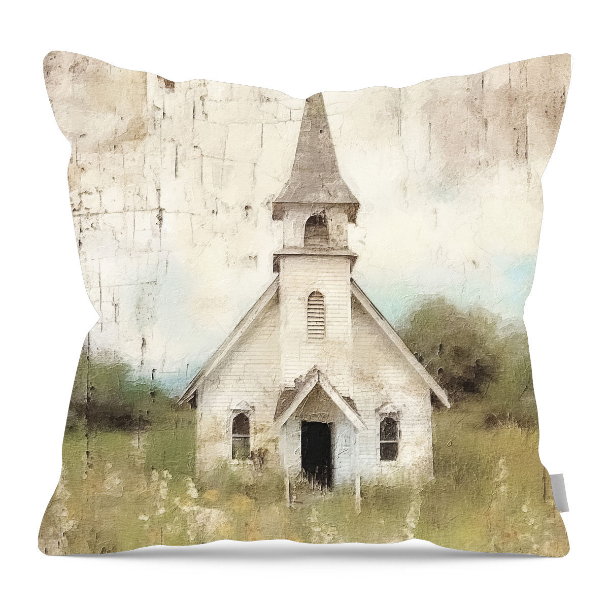 Old Country Church 4 - Pillow