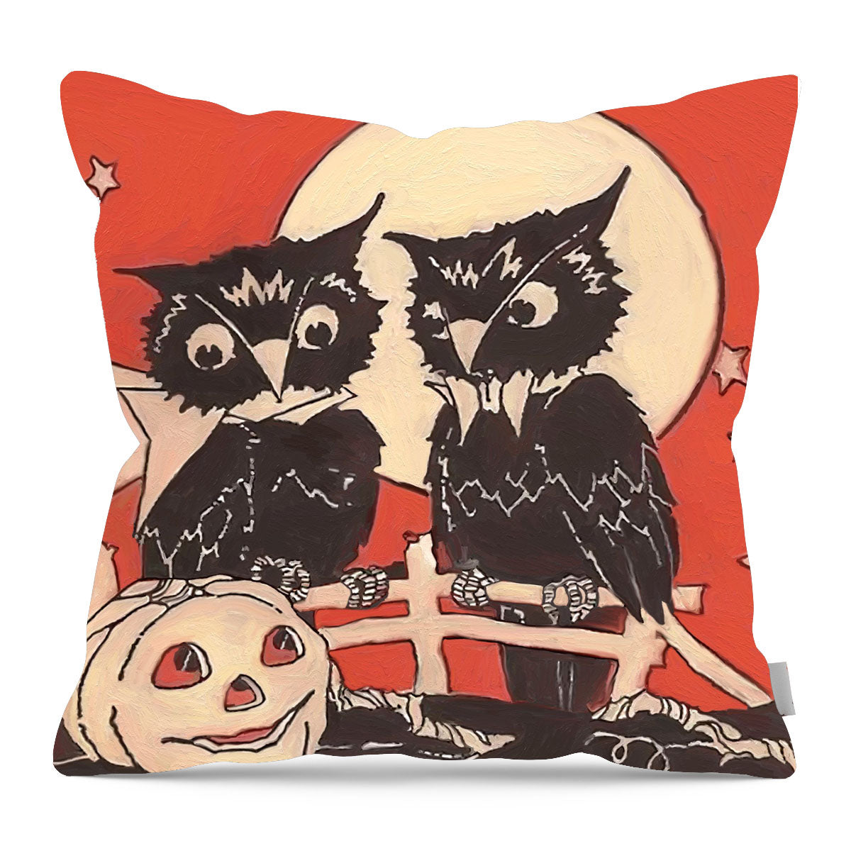 Two Owls - Pillow