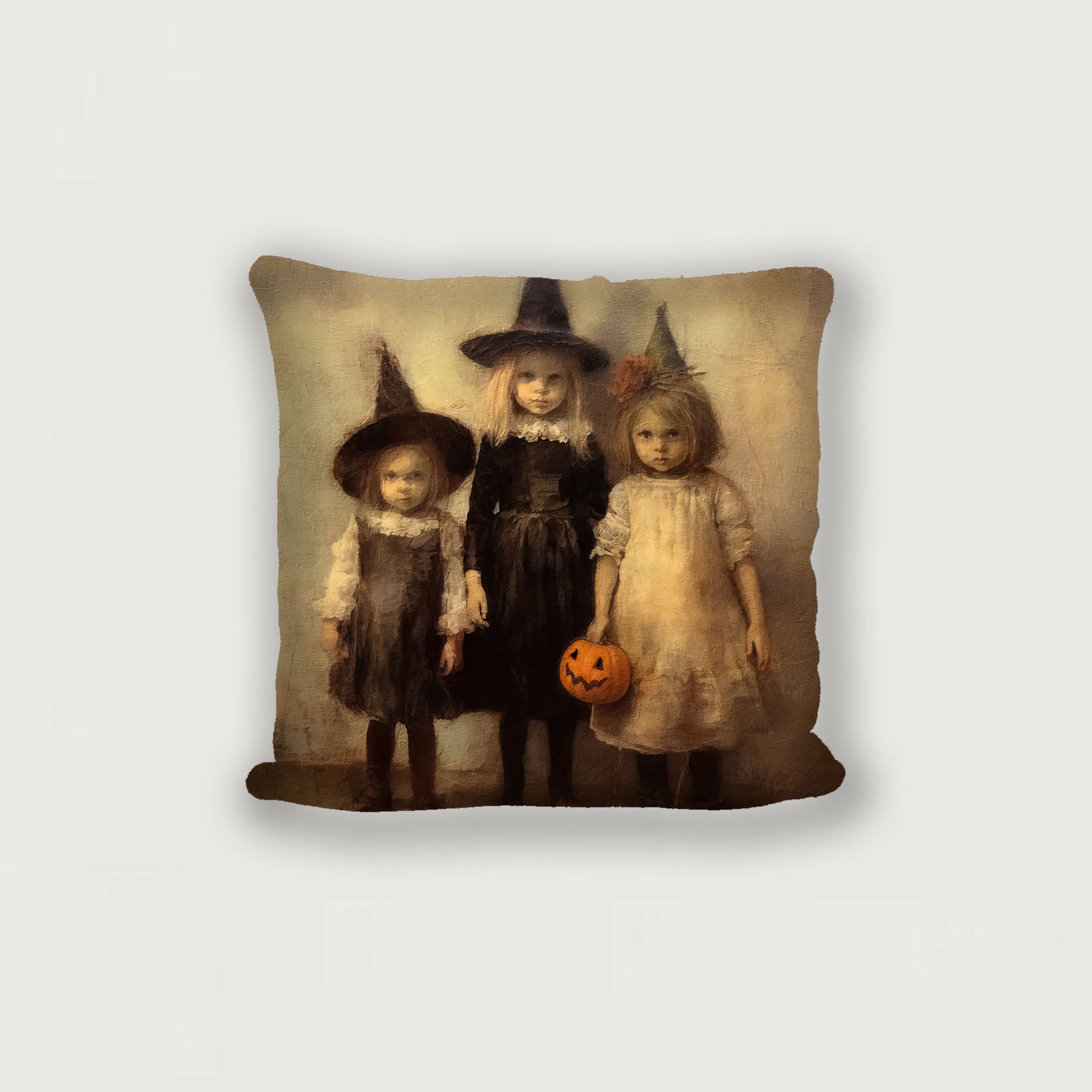 Witchy Children Trio - Pillow