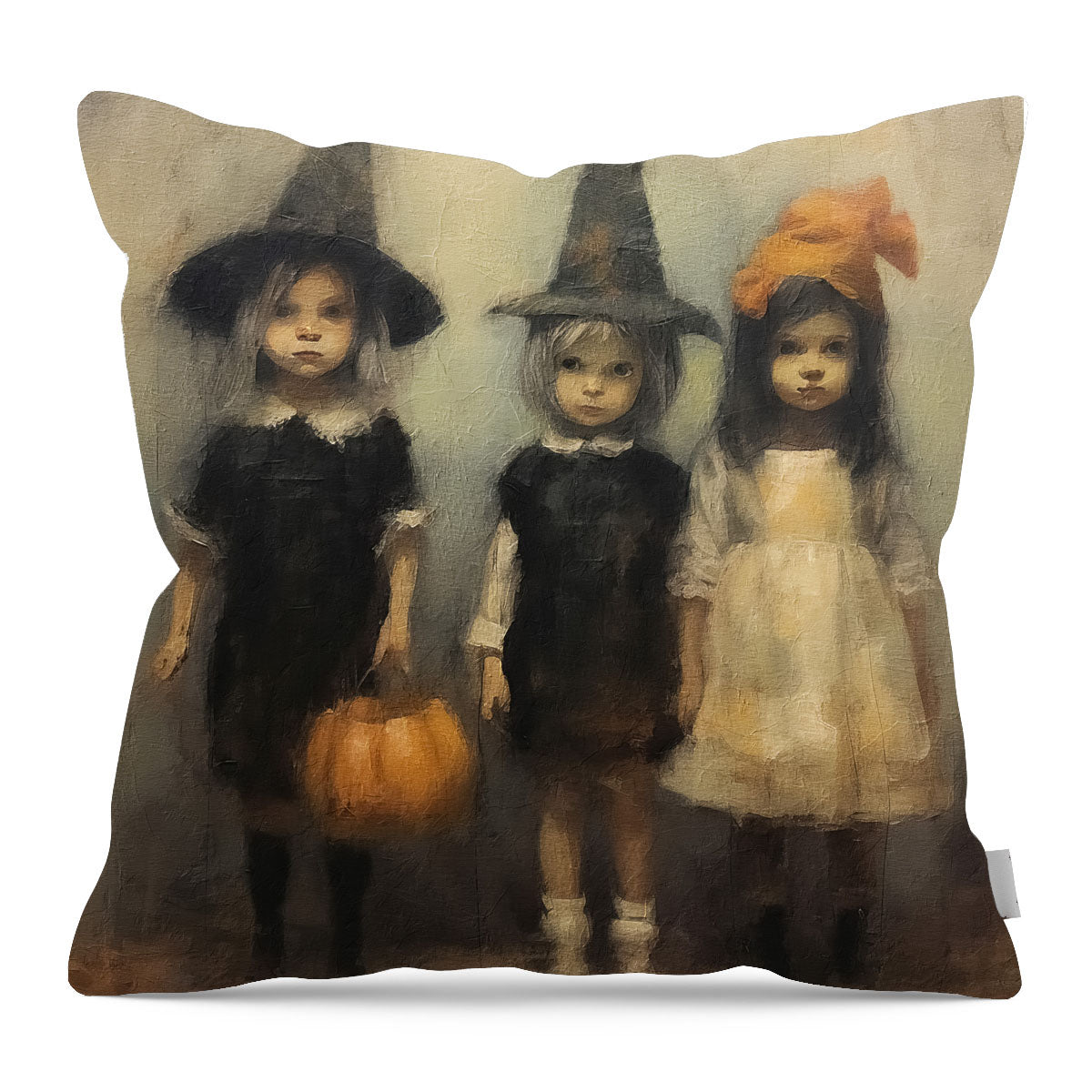 Trick or Treating Children - Pillow