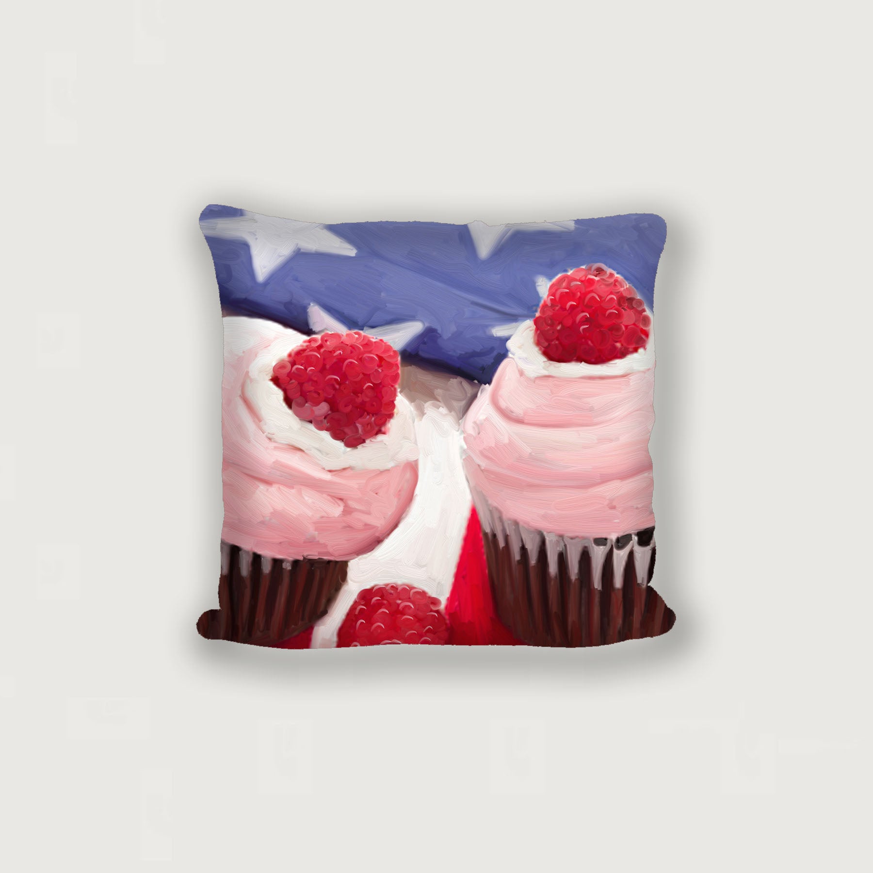 Patriotic Cupcakes - Pillow