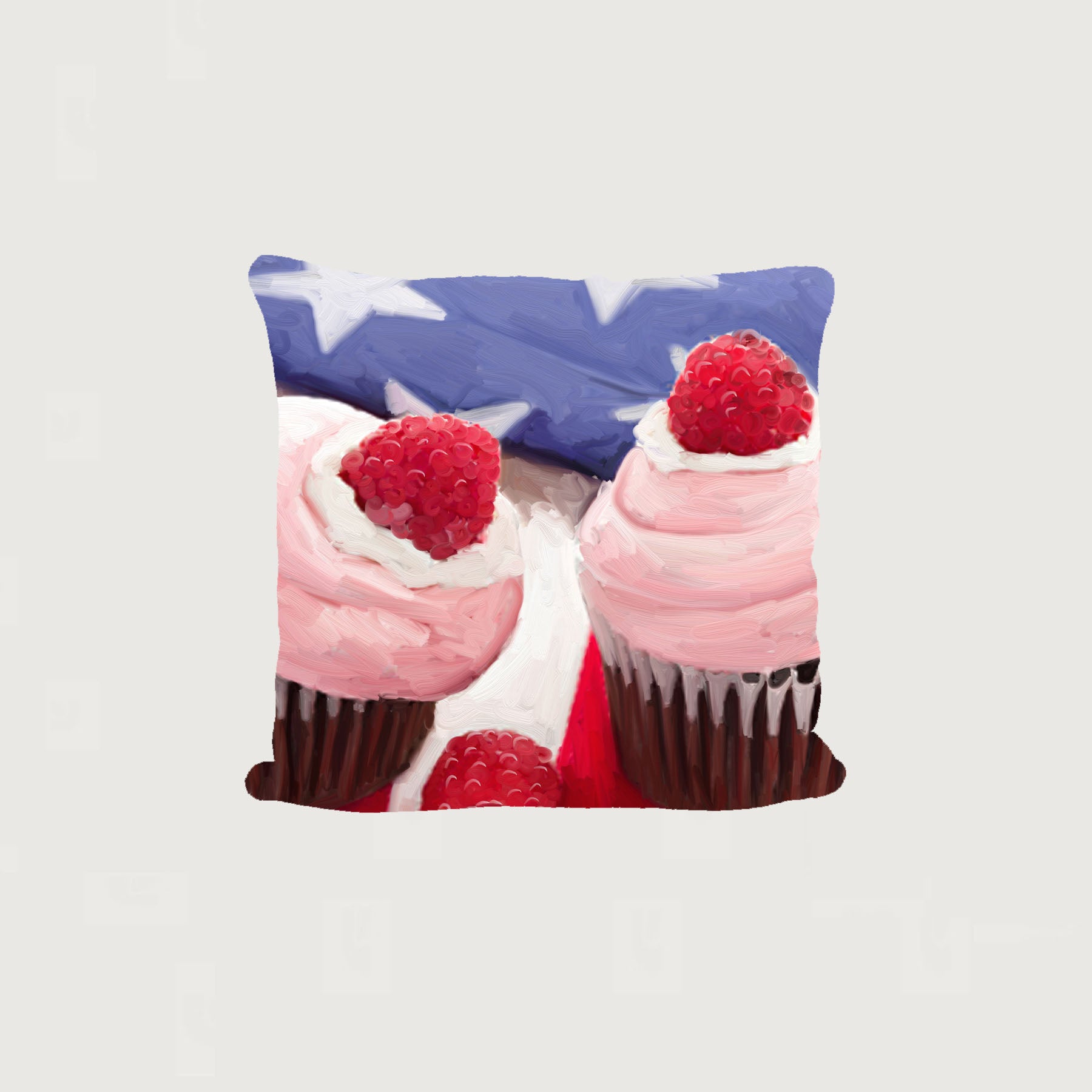 Patriotic Cupcakes - Pillow