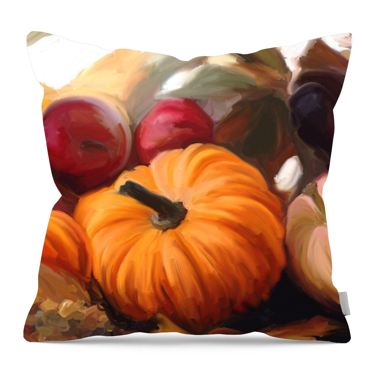 Pumpkin and Apples - Pillow