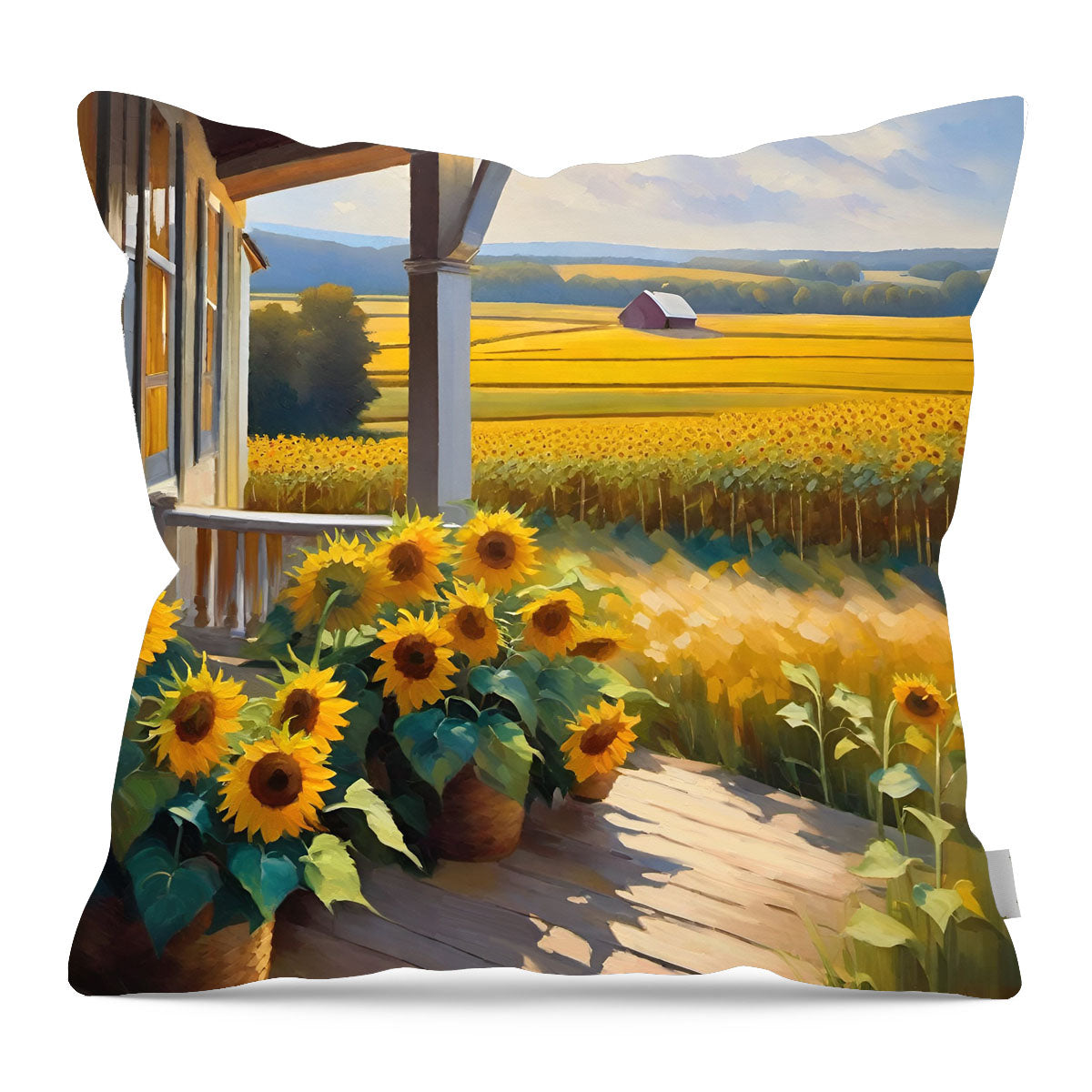 Sunflower fields - Pillow