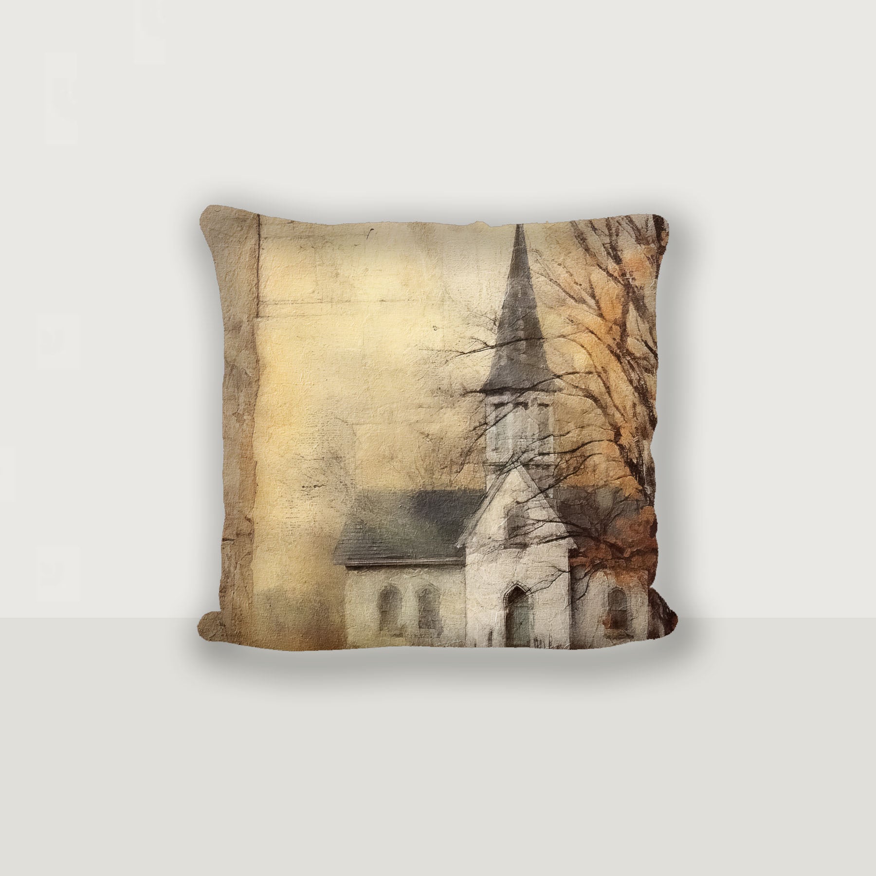 Autumn Church 1 - Pillow