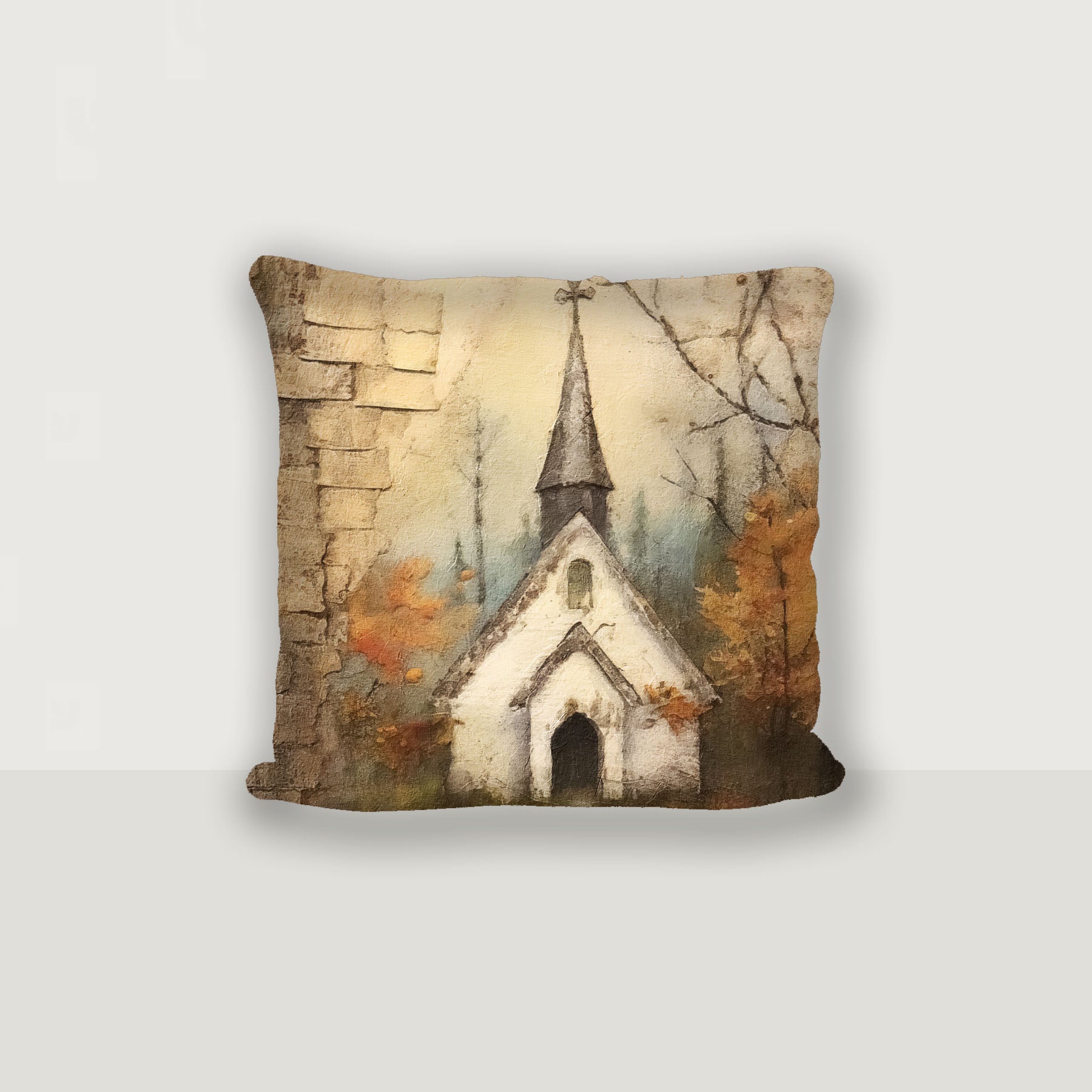 Autumn Church 2 - Pillow