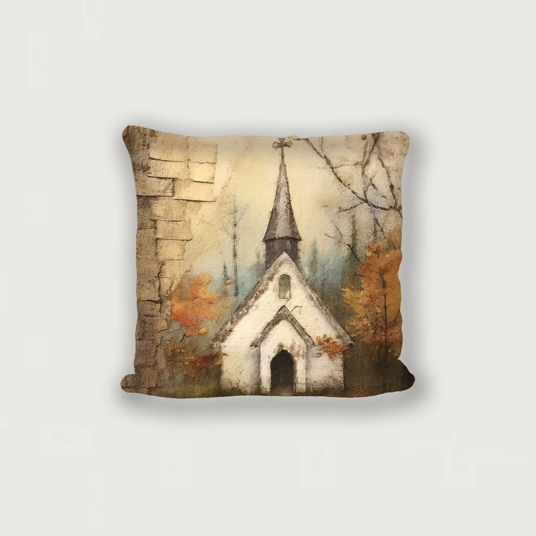 Autumn Church 2 - Pillow