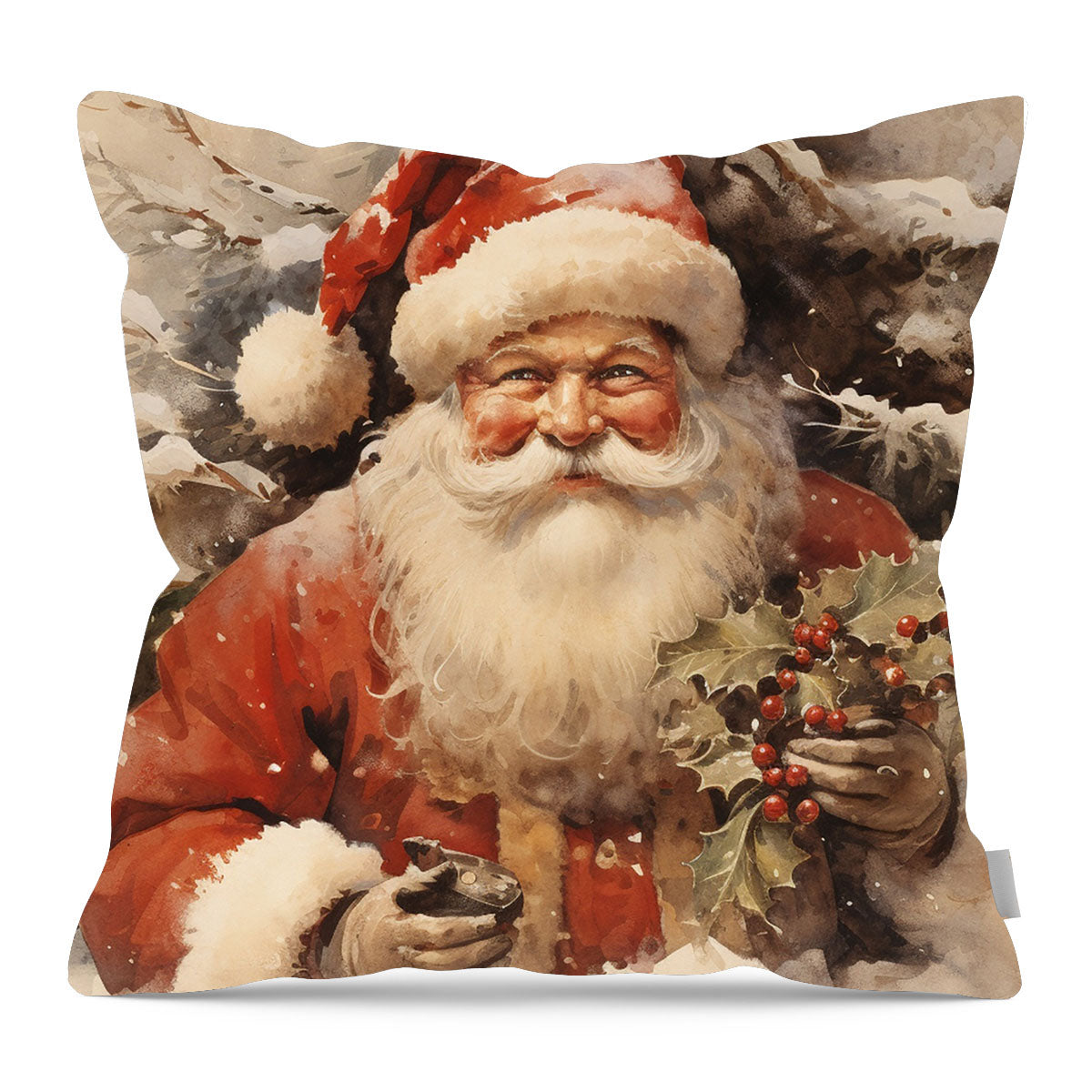 Santa smiling - Pillow