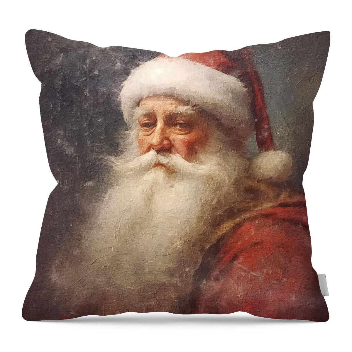 Santa portrait 3 - Pillow