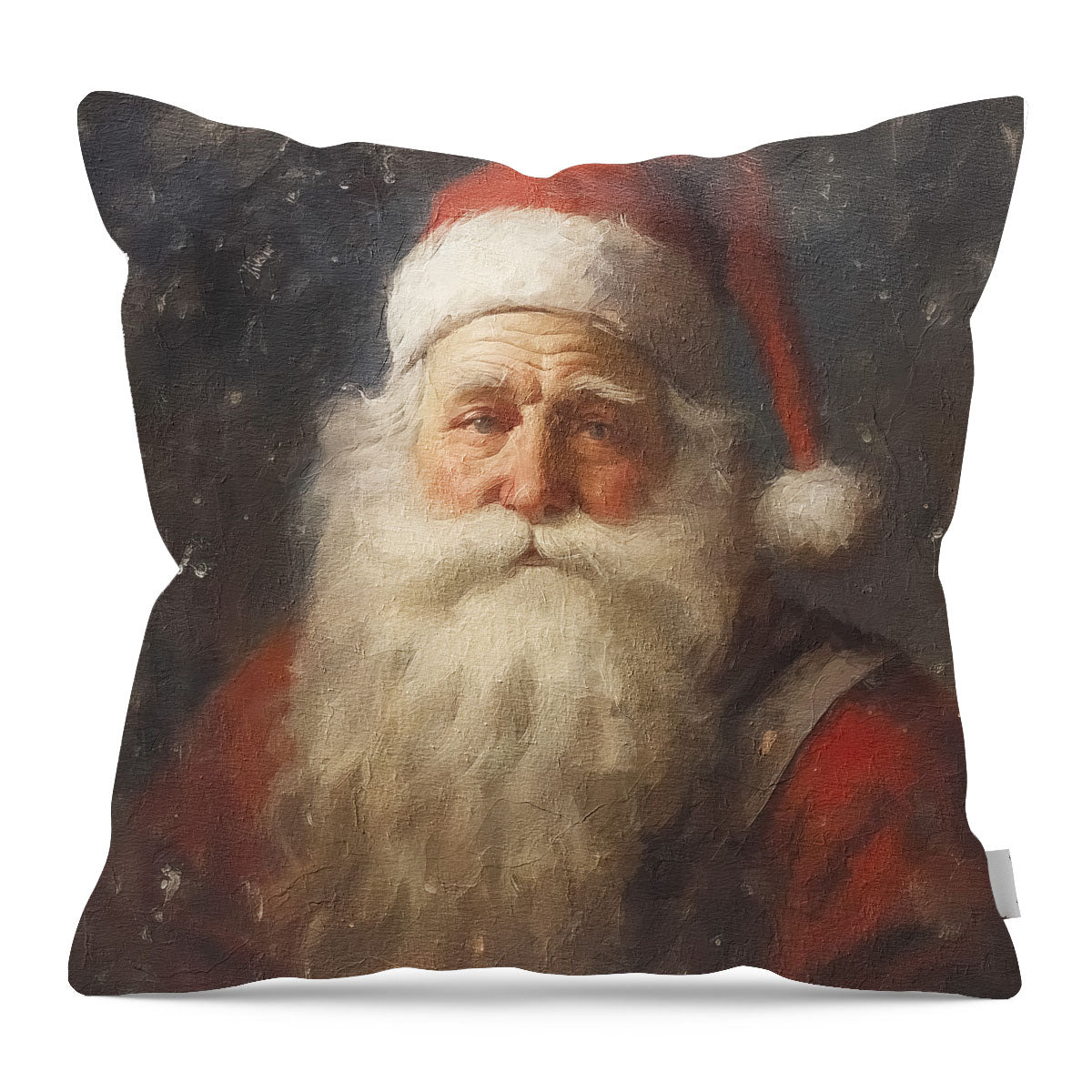 Santa portrait 4 - Pillow