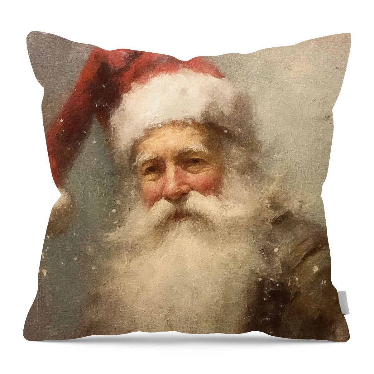 Santa portrait 10 - Pillow