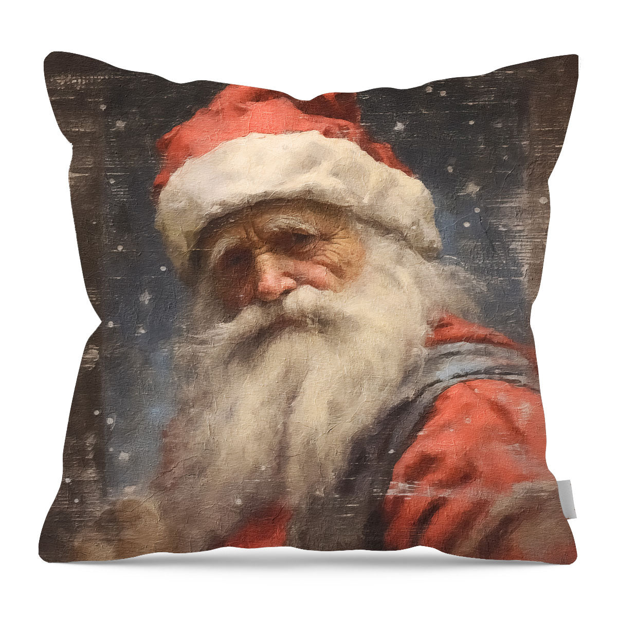 Santa portrait 12 - Pillow