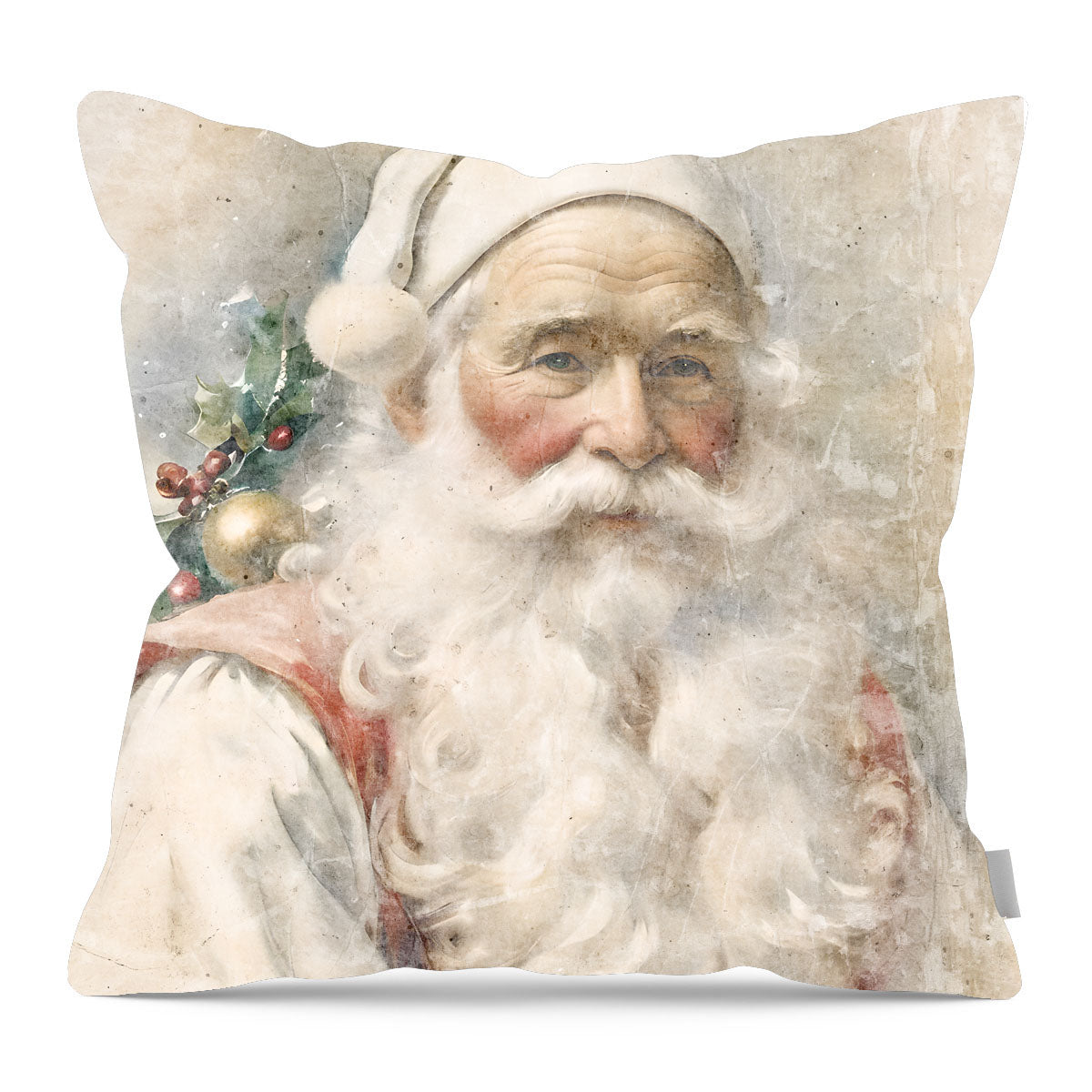 White Background Santa 10 - Pillow