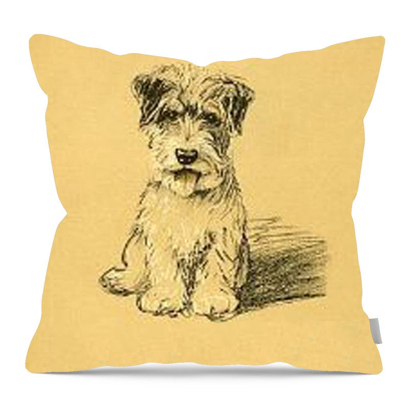 Little guy - Pillow — 16-inch linen-look pillow