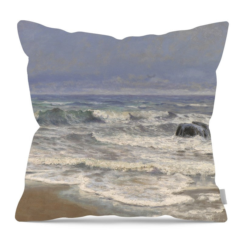 Roaring Waters - Pillow — 16-inch linen-look pillow