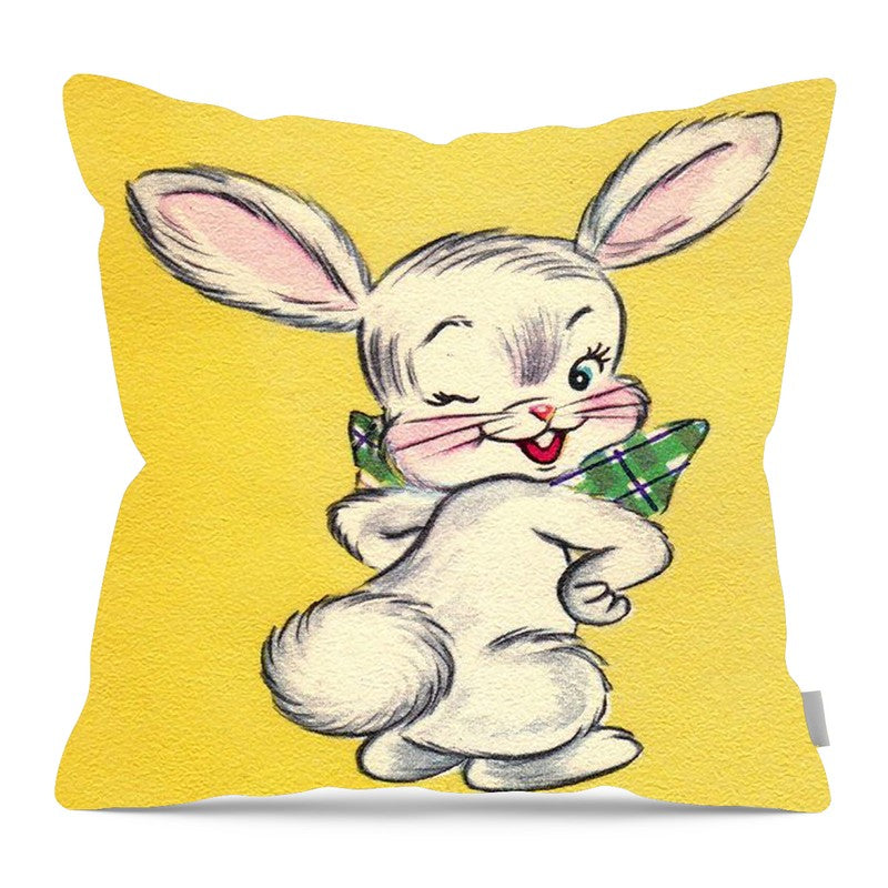 Cotton Tail - Pillow — 16-inch linen-look pillow
