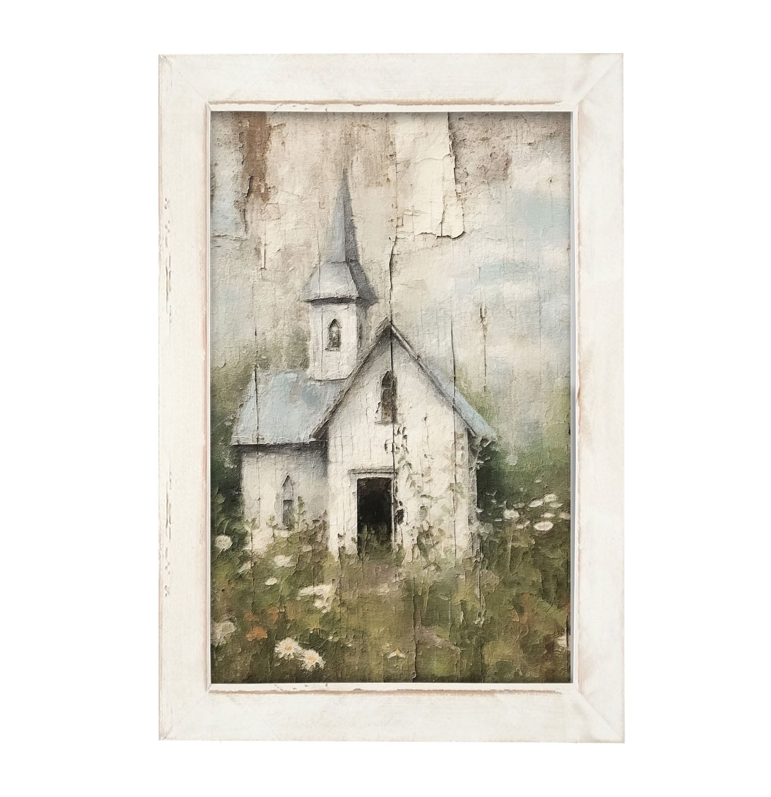 Old Country Church 3 - Framed Art