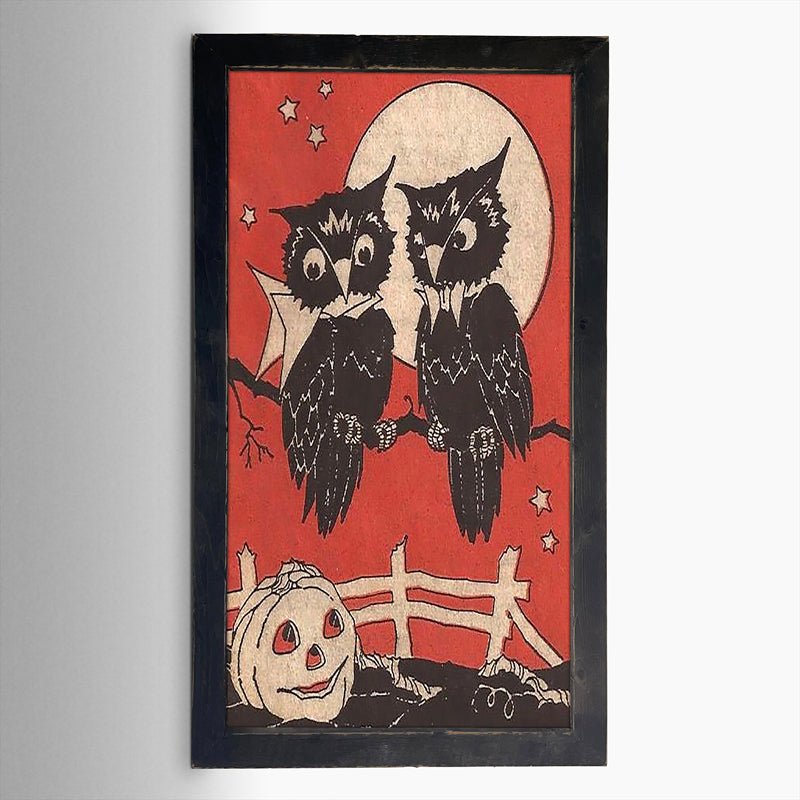 Two Owls - Framed Art