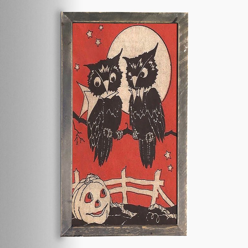 Two Owls - Framed Art