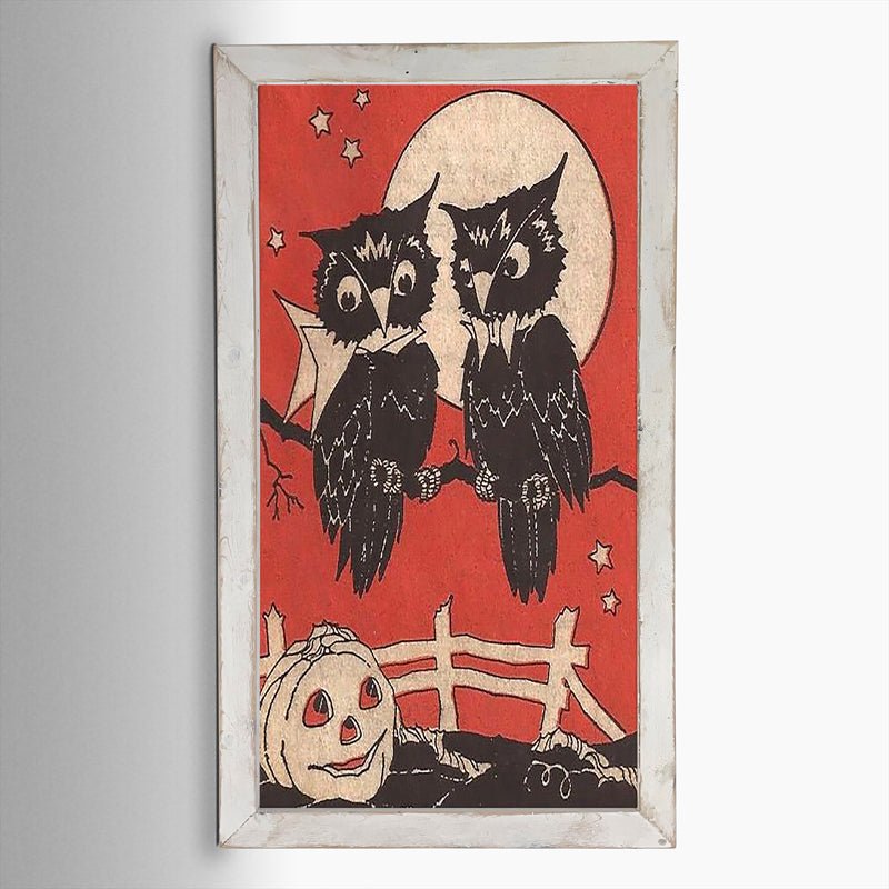 Two Owls - Framed Art