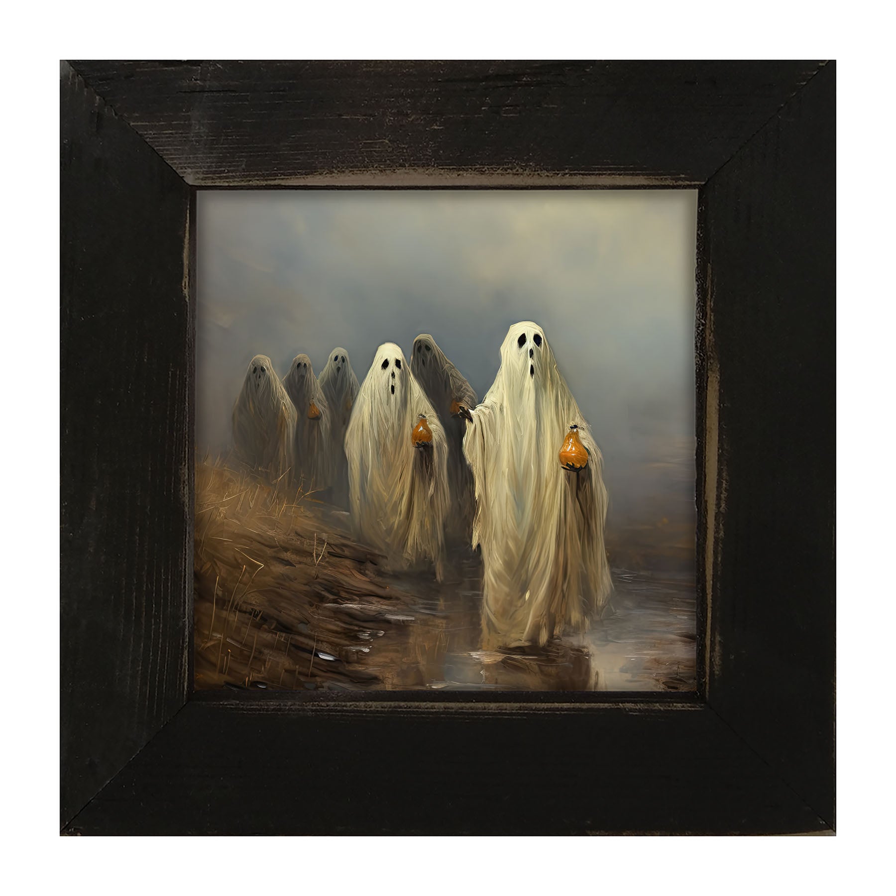 Group of ghosts - Framed Art