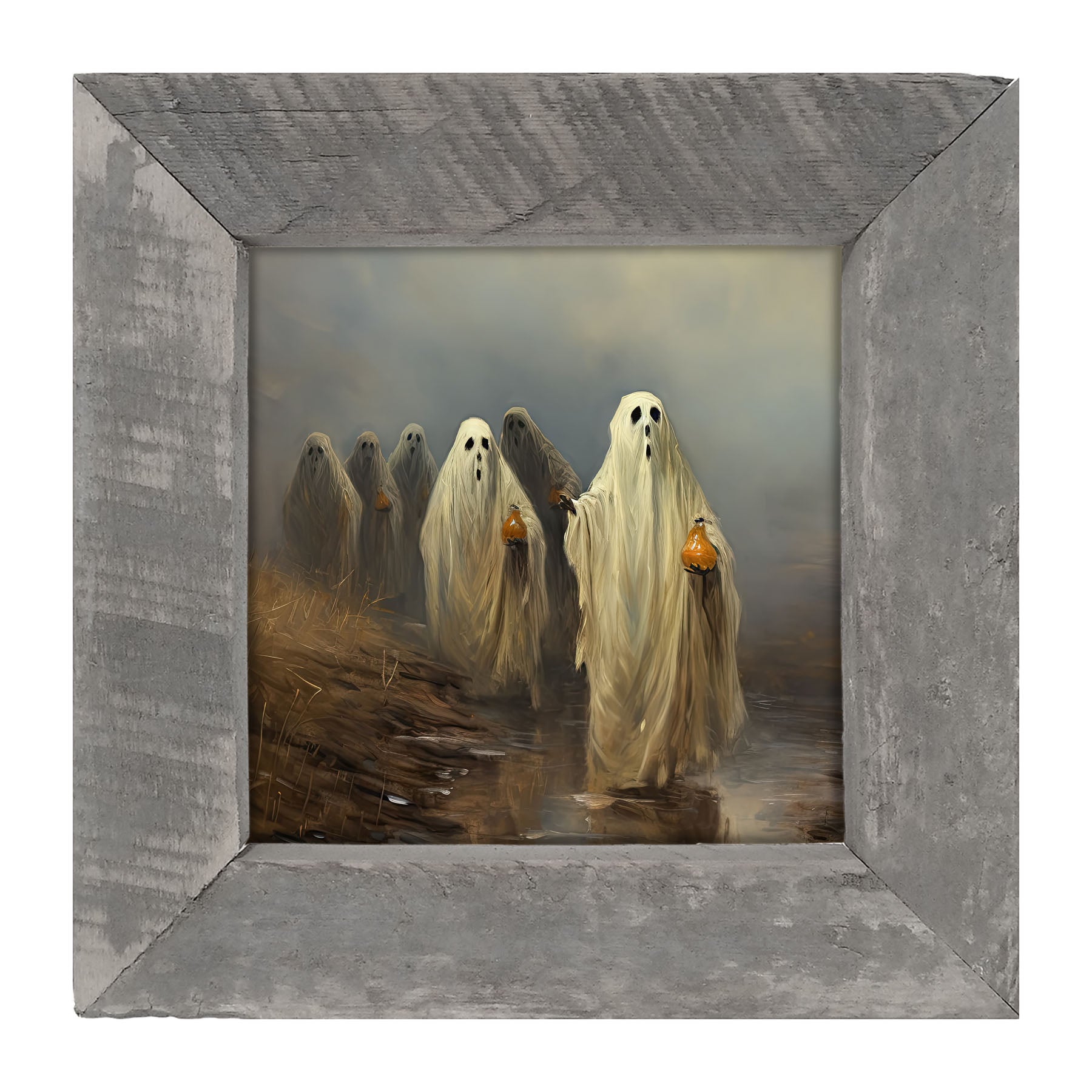 Group of ghosts - Framed Art