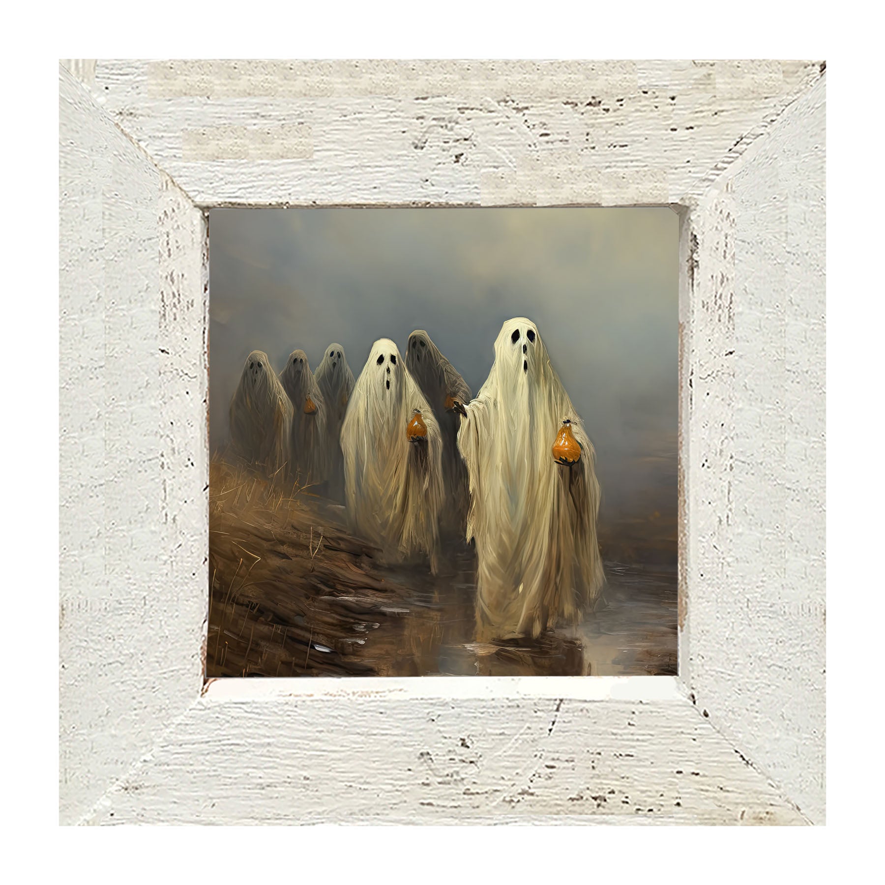 Group of ghosts - Framed Art