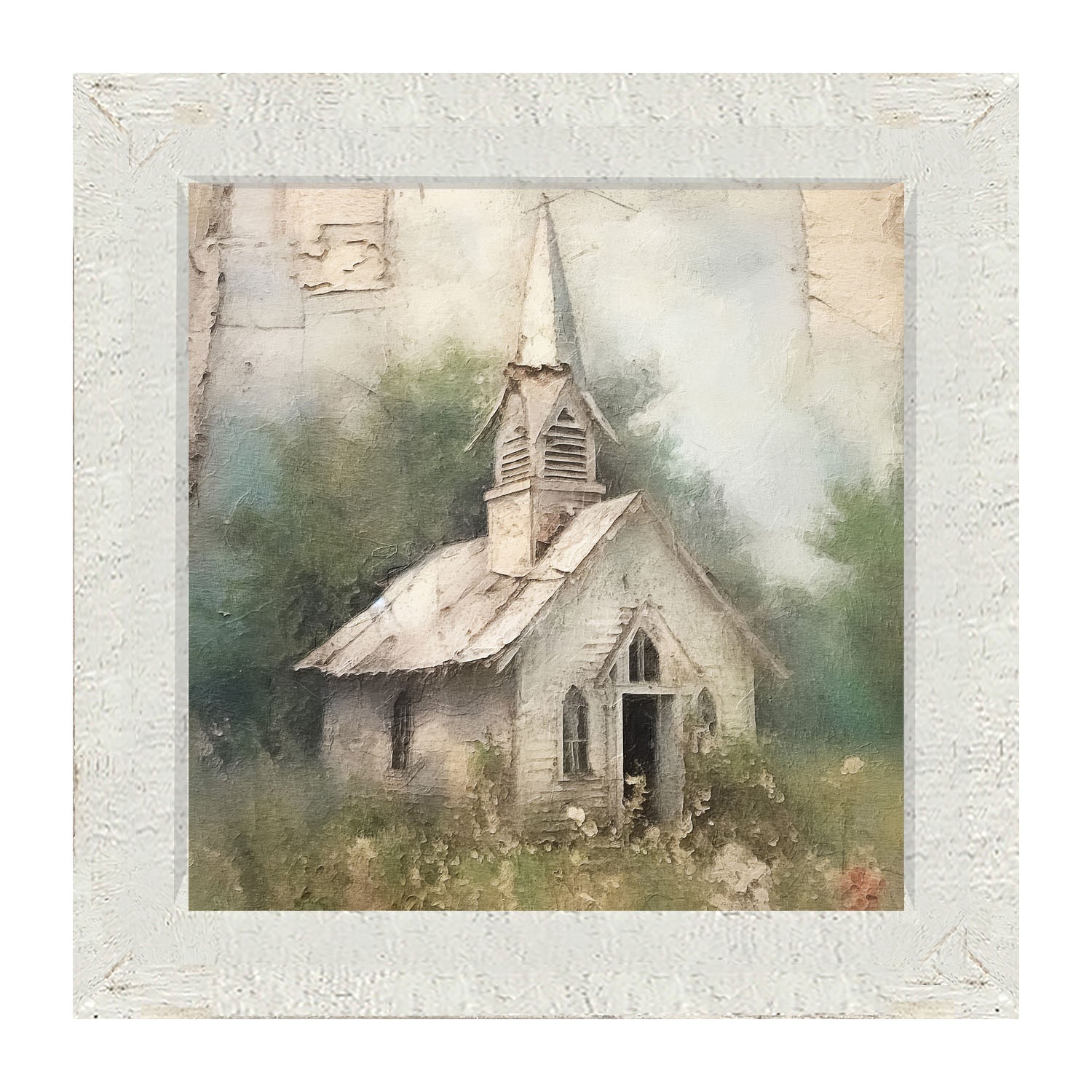 Old Country Church 2 - Framed Art