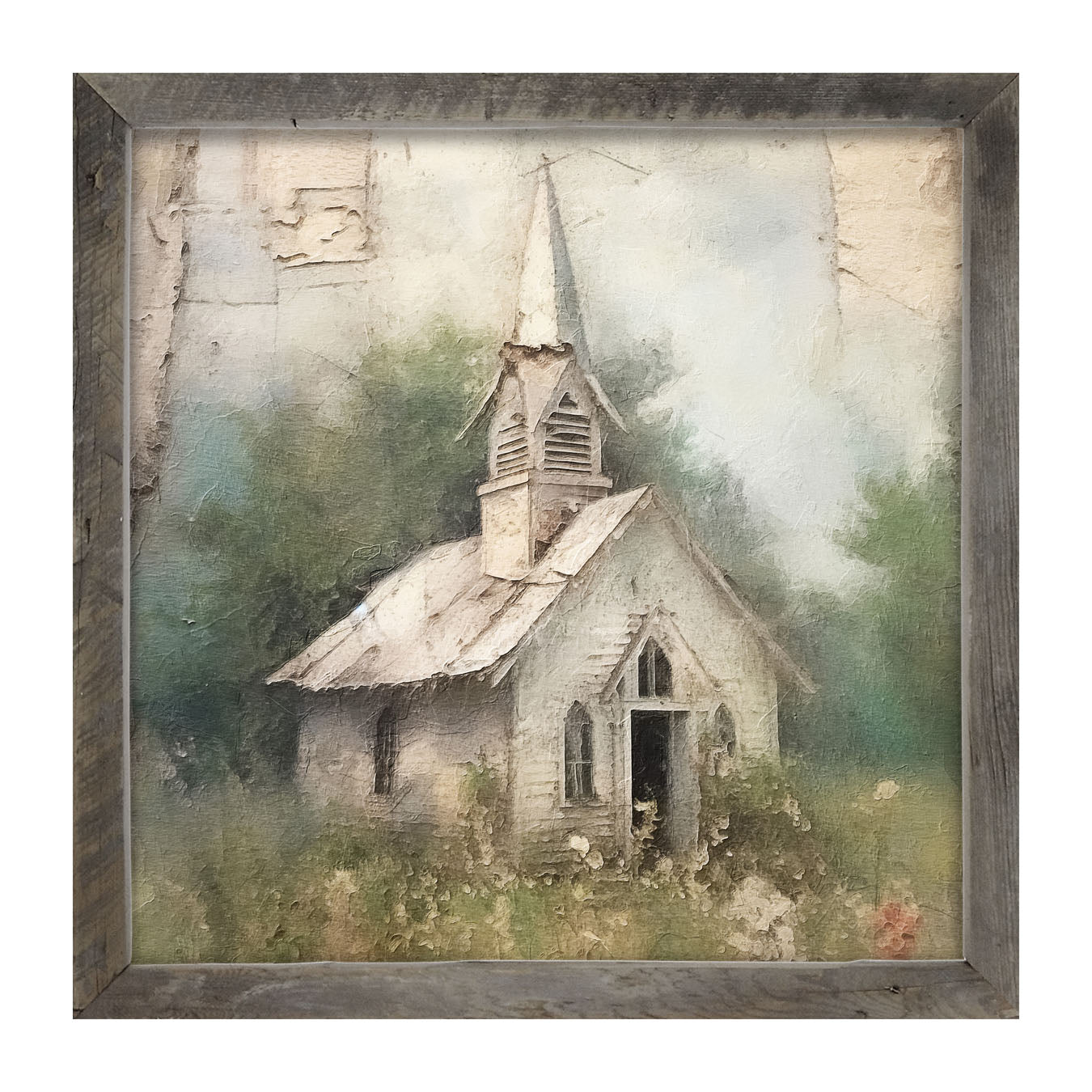 Old Country Church 2 - Framed Art