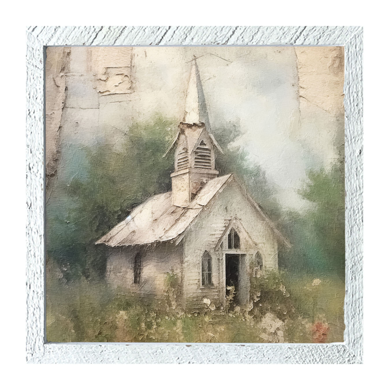 Old Country Church 2 - Framed Art