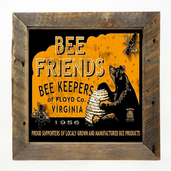 Bee Honey Food Label