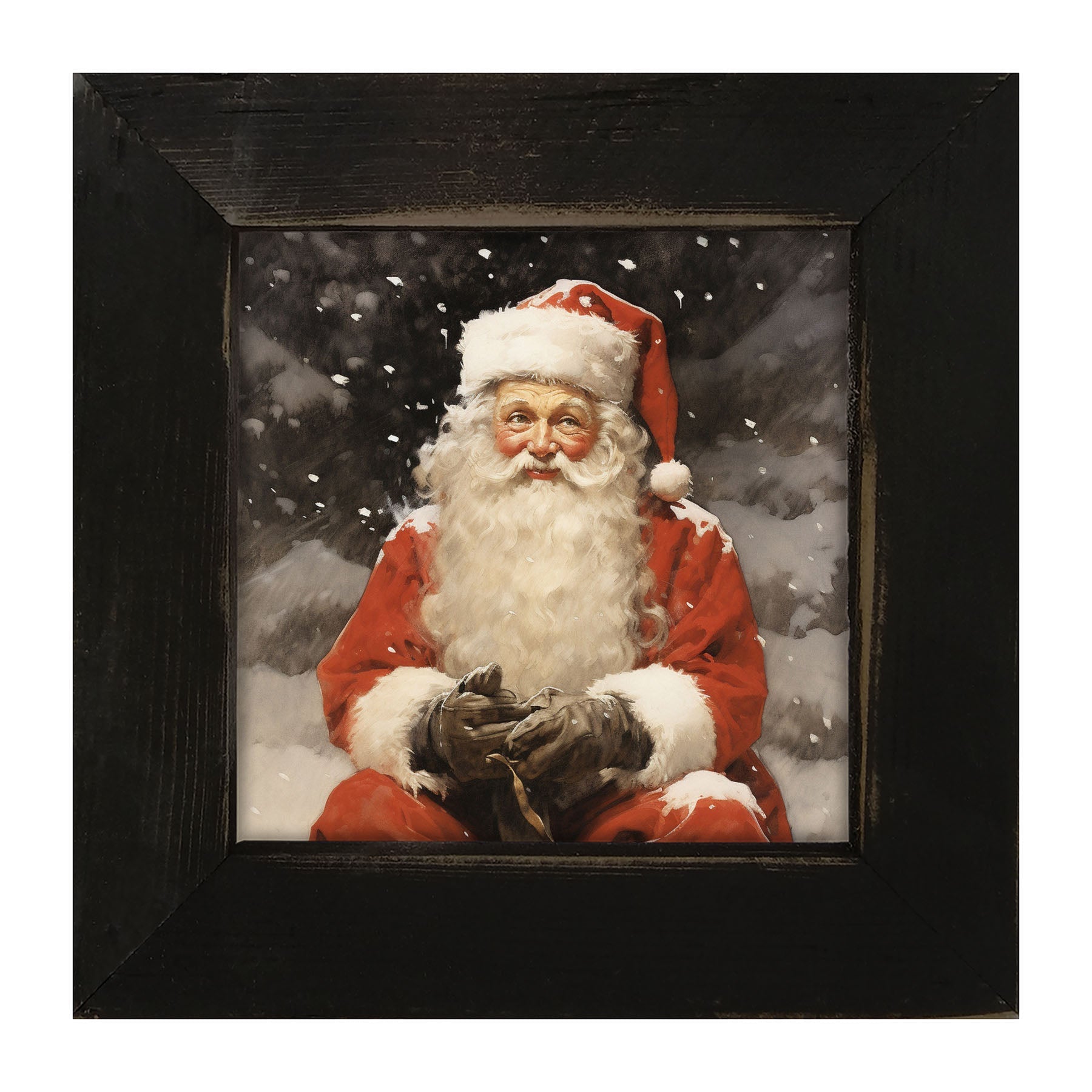 Santa distracted - Framed Art