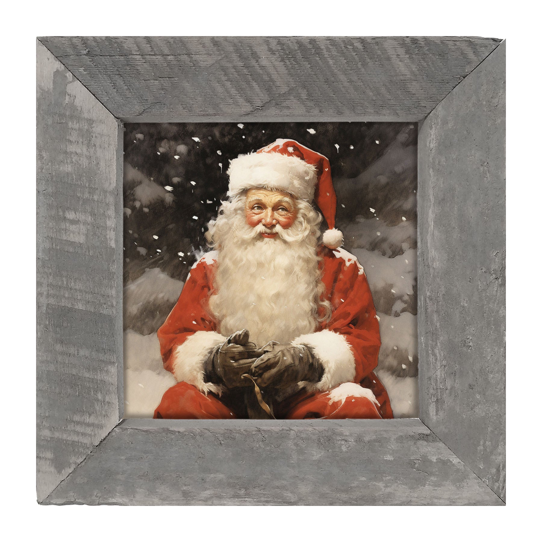 Santa distracted - Framed Art