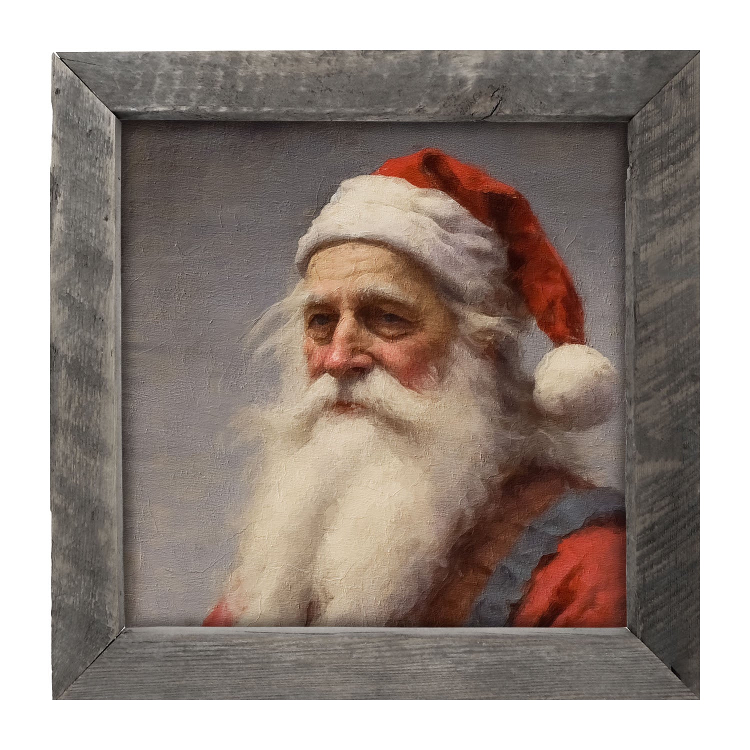 Santa portrait 7 - Framed Art