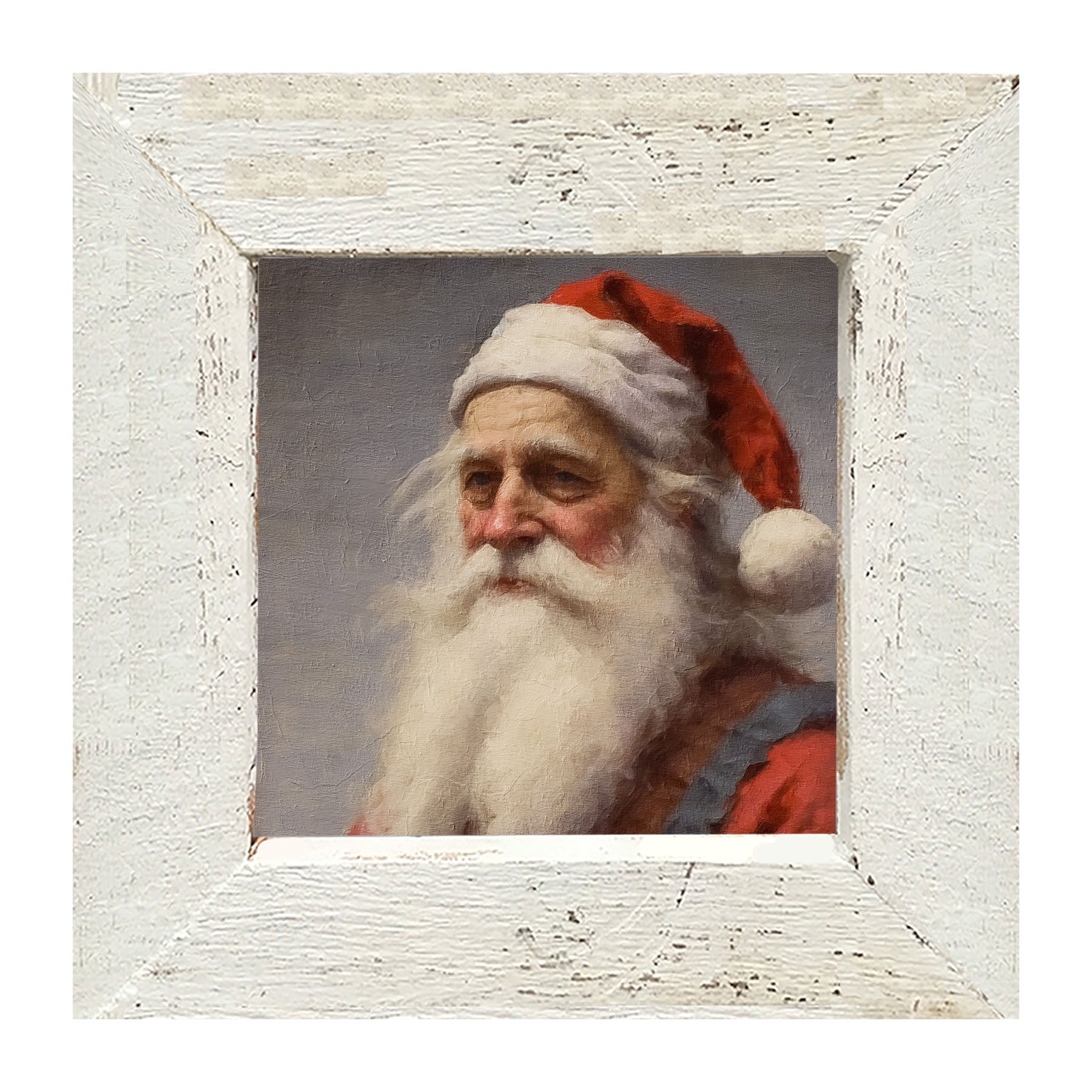 Santa portrait 7 - Framed Art