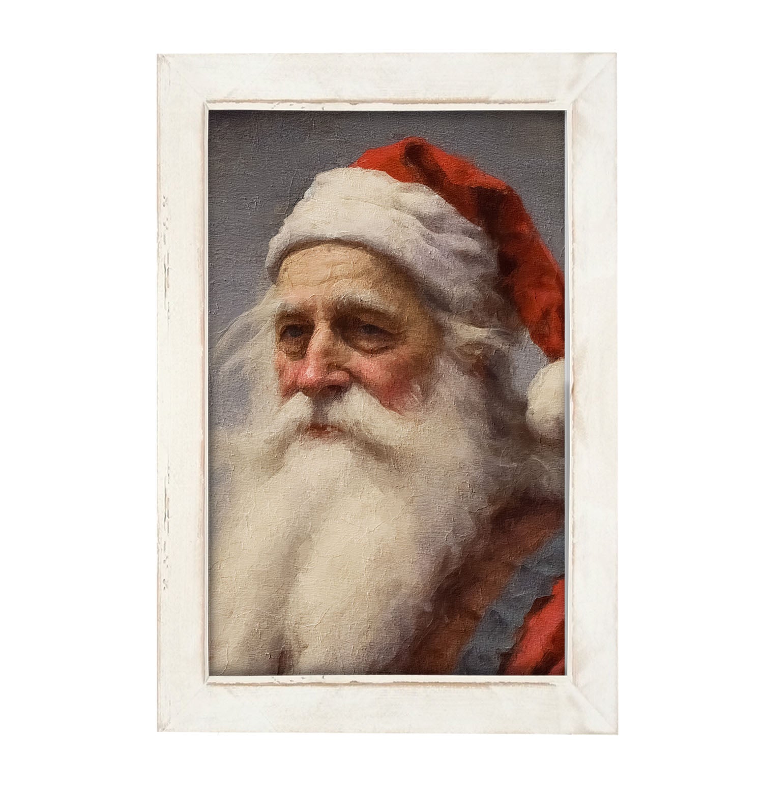 Santa portrait 7 - Framed Art