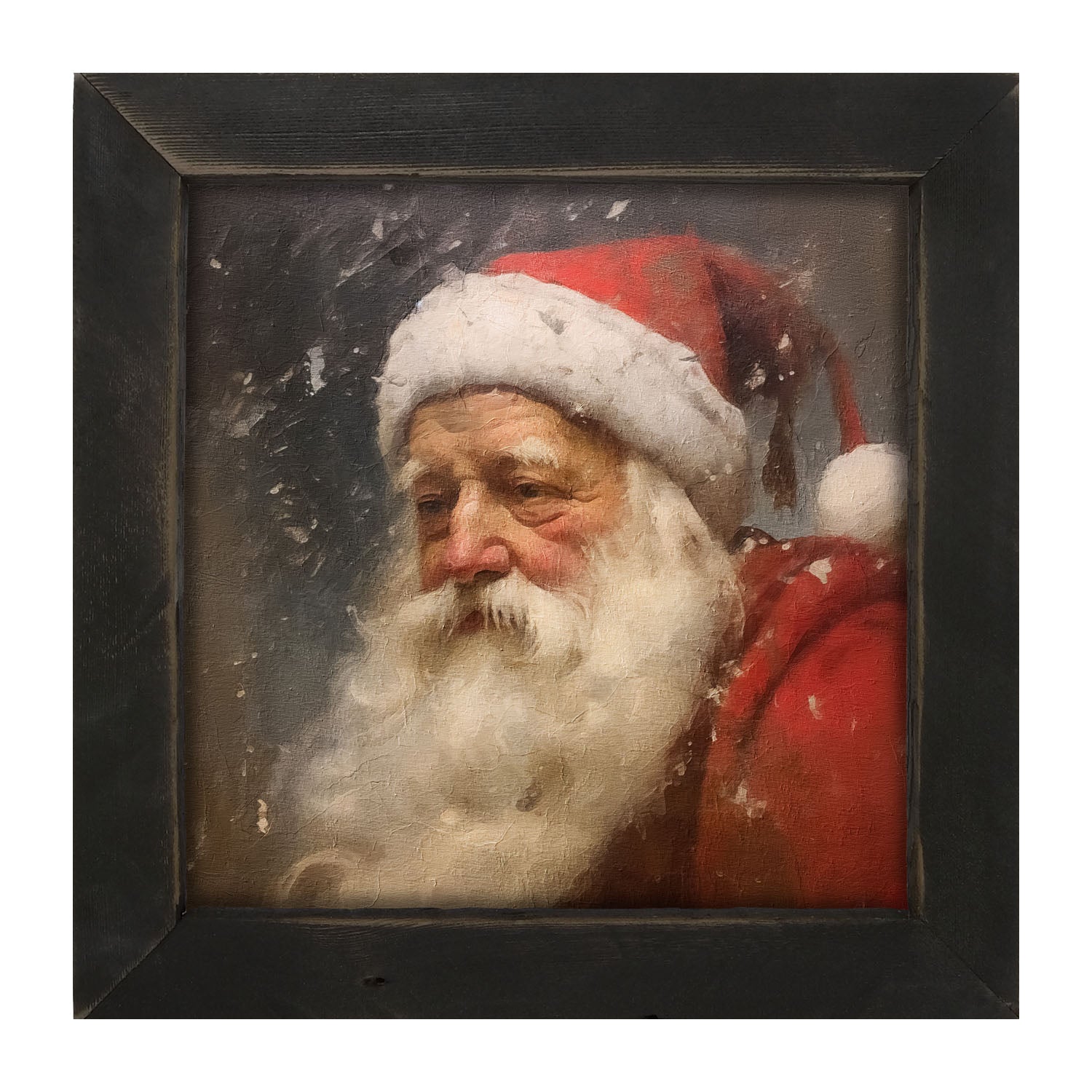 Santa portrait 9 - Framed Art