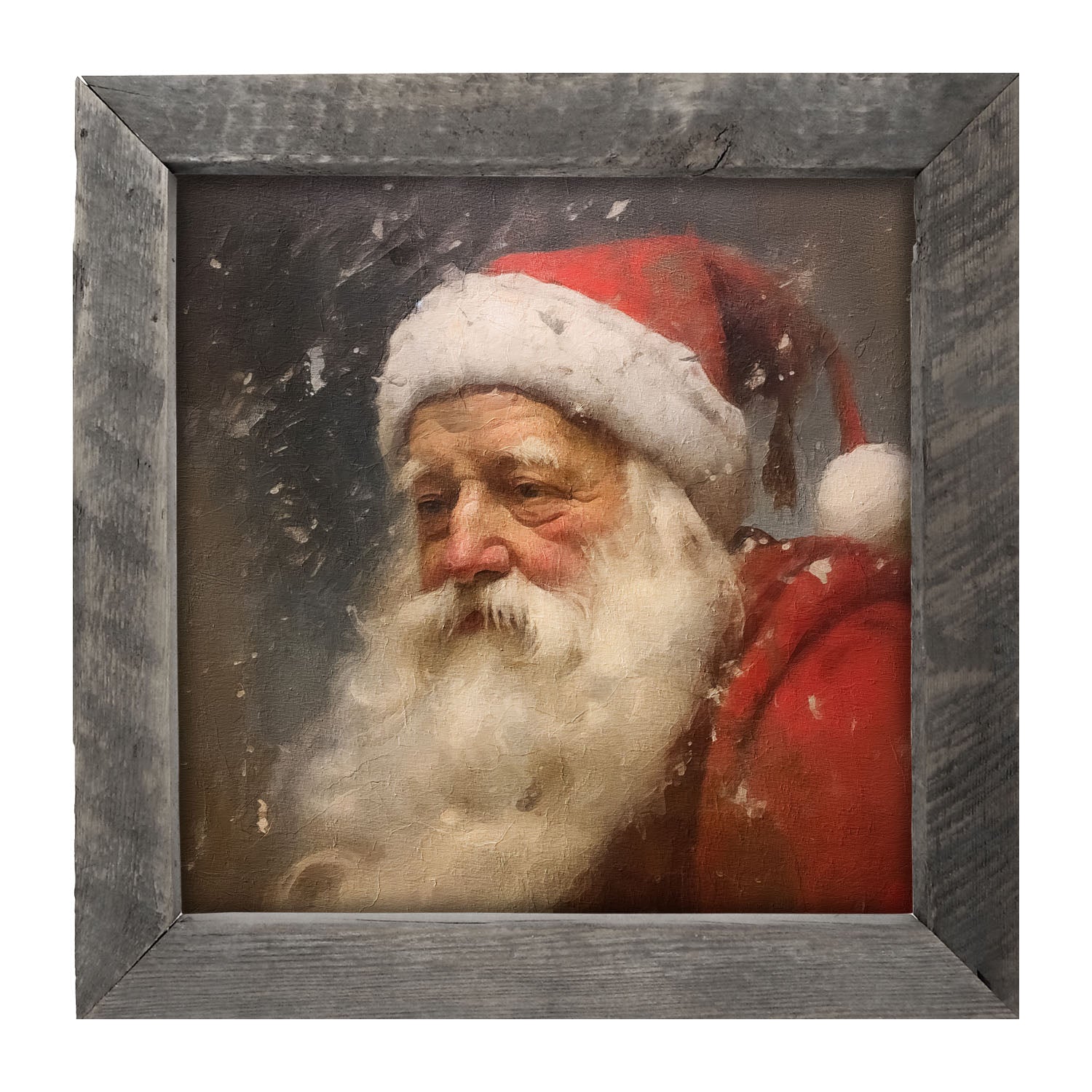 Santa portrait 9 - Framed Art