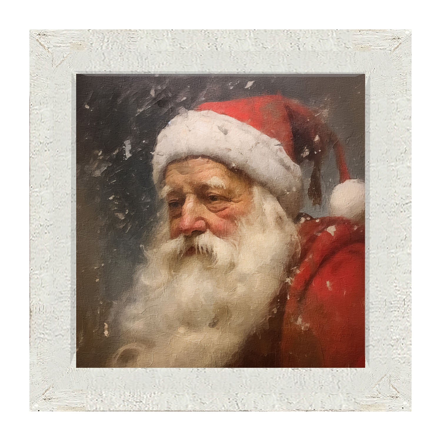 Santa portrait 9 - Framed Art