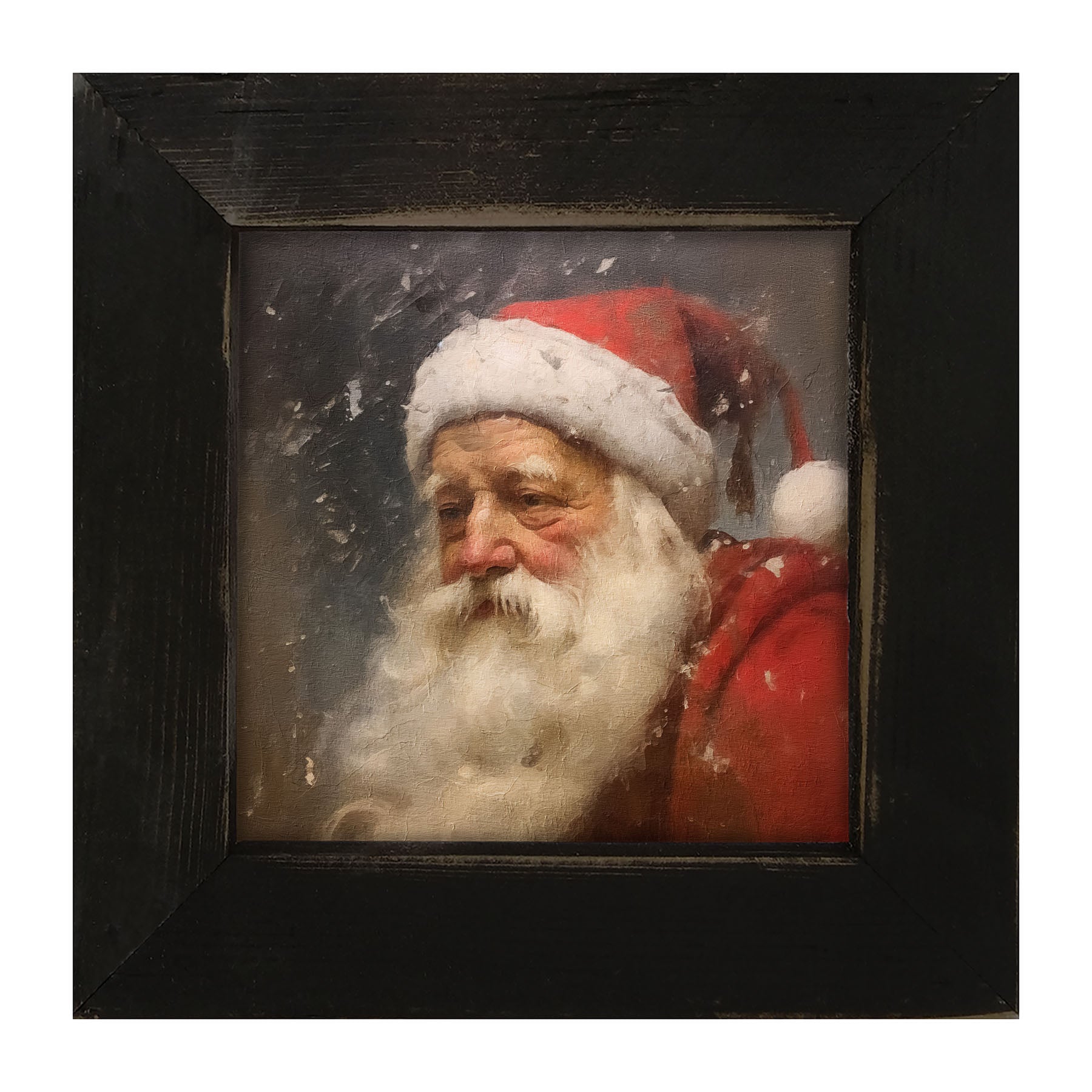 Santa portrait 9 - Framed Art