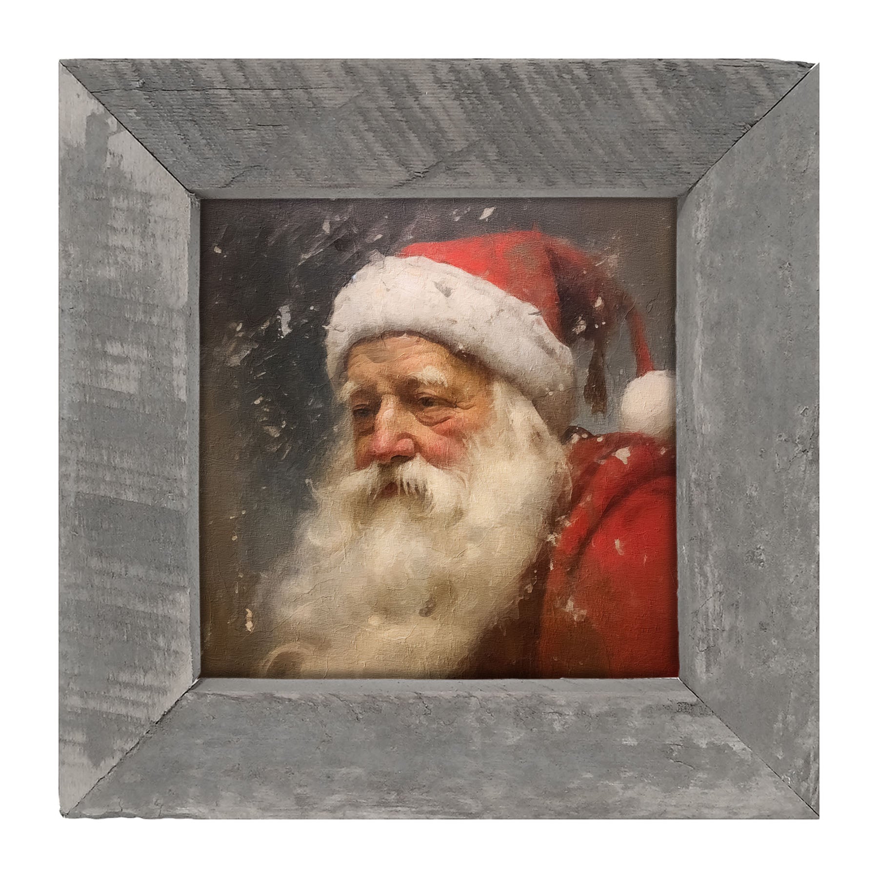 Santa portrait 9 - Framed Art