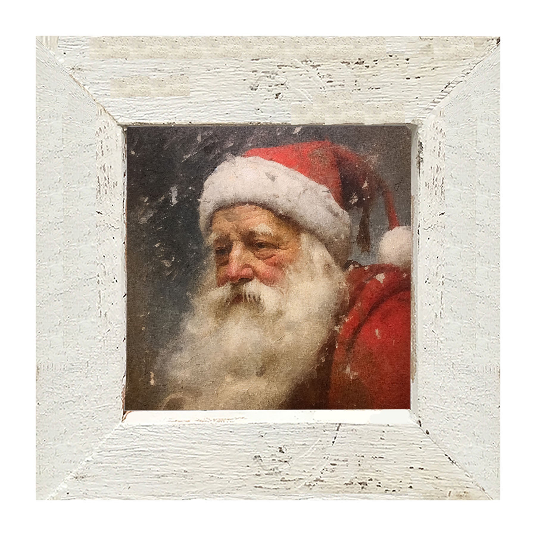 Santa portrait 9 - Framed Art