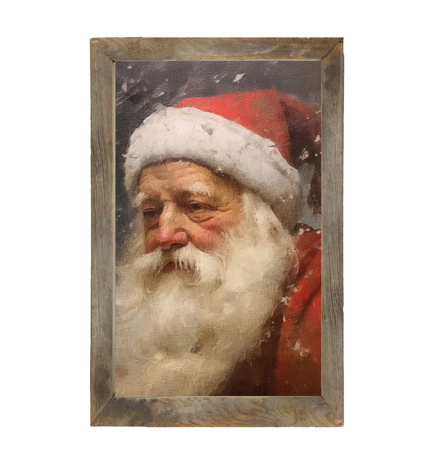 Santa portrait 9 - Framed Art