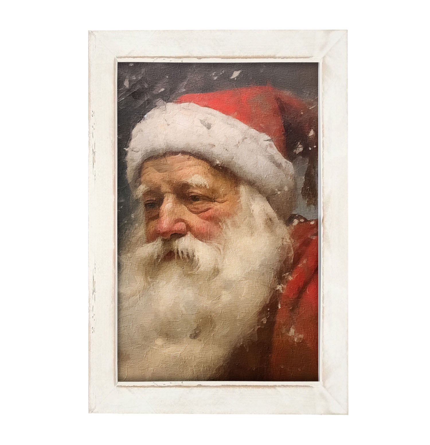 Santa portrait 9 - Framed Art