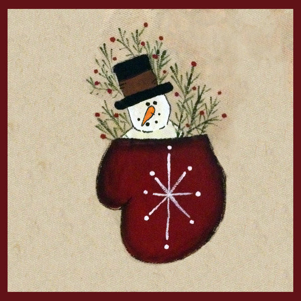 Snowman in Mitten