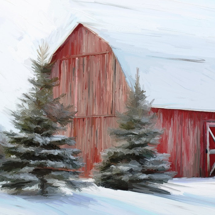 Winter Tree | Postcard Art Magnet | Ginger Blue Decor