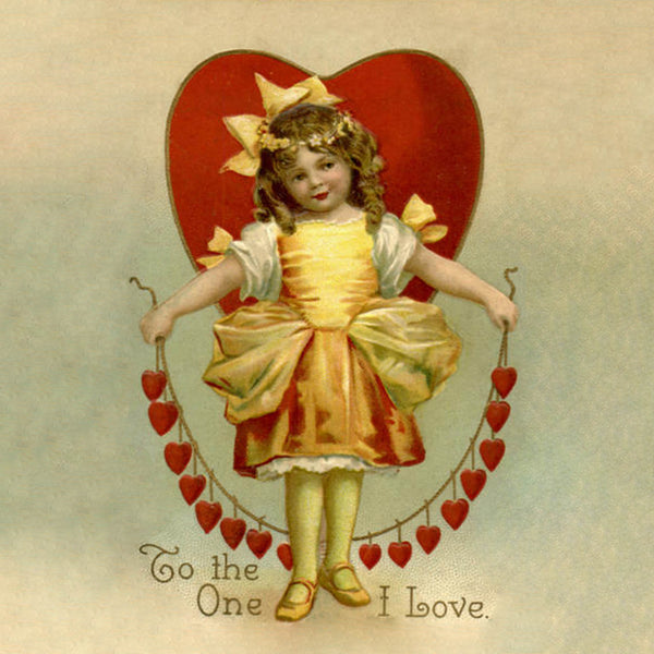 Girl with Heart Necklace