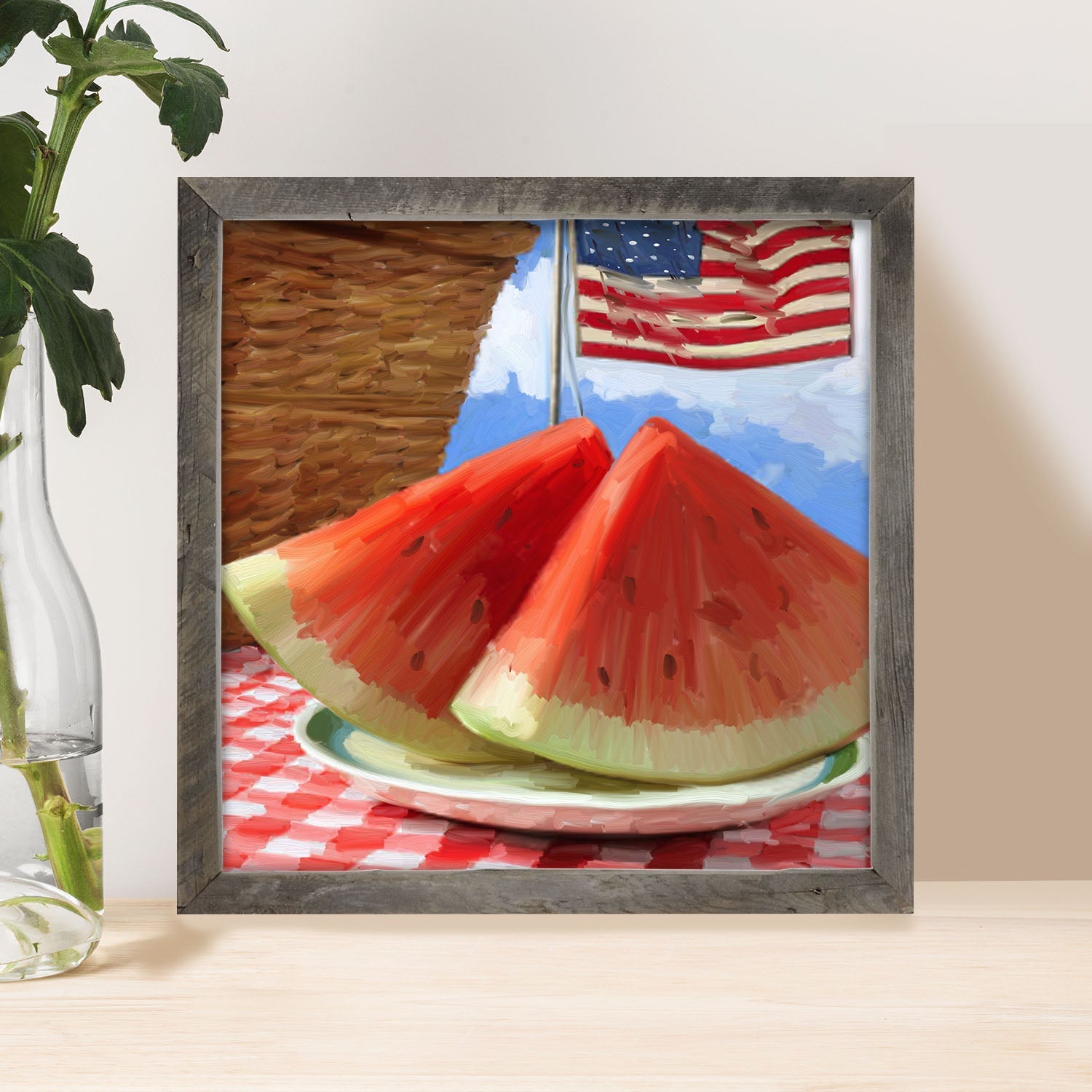 Patriotic Watermelon