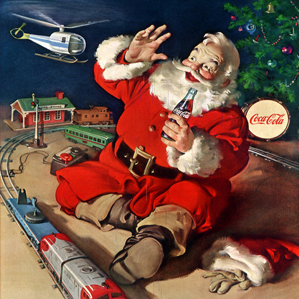 Santa with Train